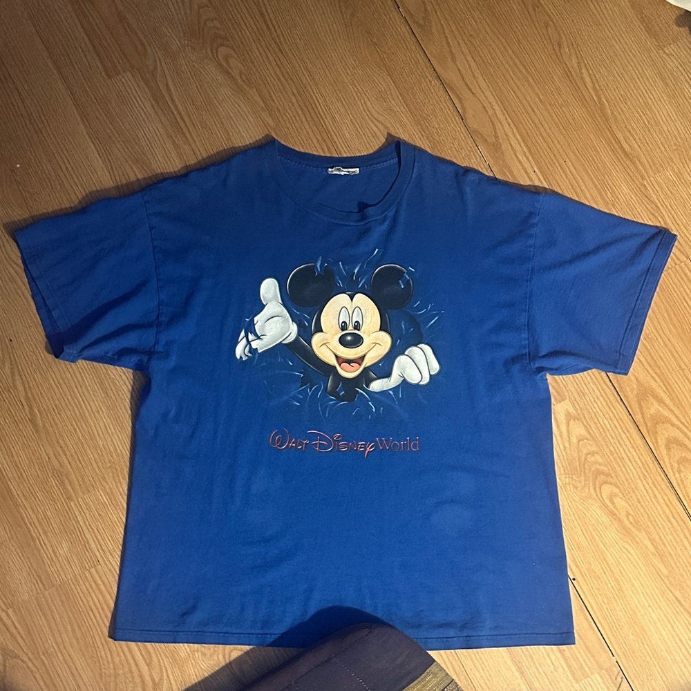 Vintage Disney Blue Mickey Mouse tee